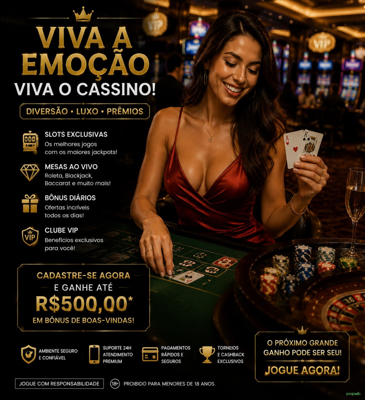 Maria Santos acumulou R$ 850K no Blackjack